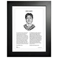 NHL Legends | 12" x 16" Frame | 2012 Joe Sakic