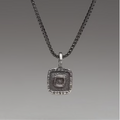 Nichole Collins - Necklace - Square within a Square Pendant #D307n