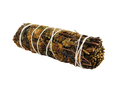 Oregano leaves tied into a bundle with white string