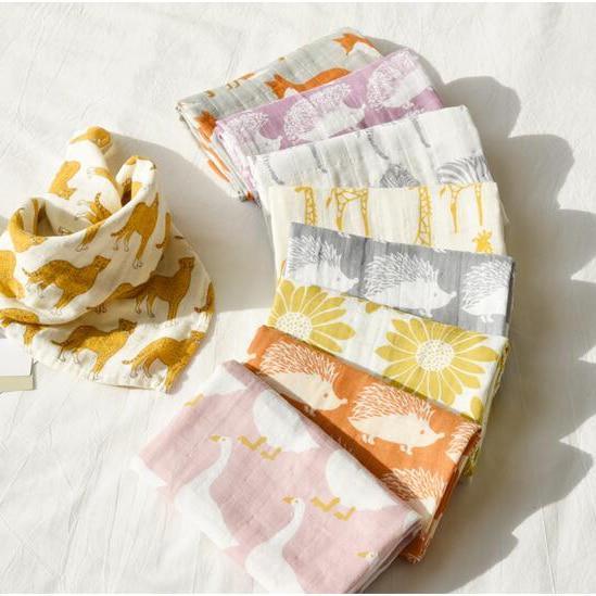 Organic Cotton Baby Multi-Use Blanket – 27 Designs