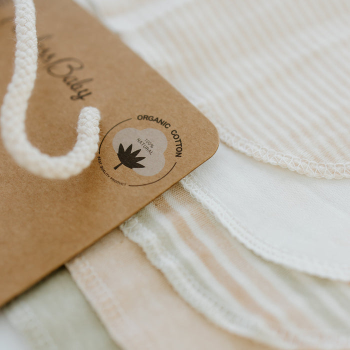 Organic Cotton Baby Washcloths (set of 5)