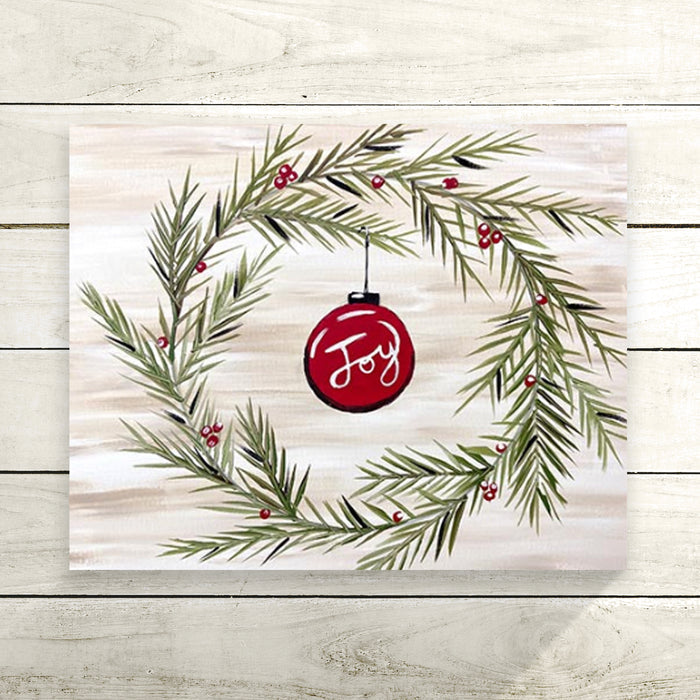 Ornament in Wreath DIY Painting Kit