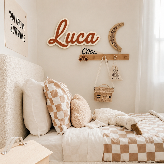 Personalized Double Mounted Name Sign