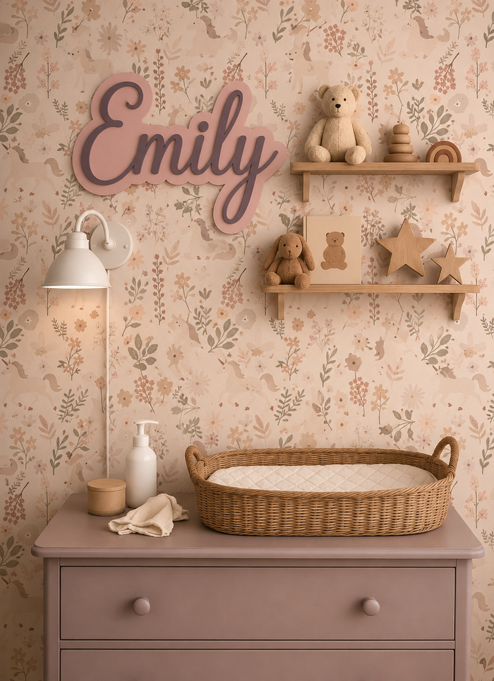 Personalized Double Mounted Name Sign