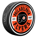 Philadelphia Flyers Gear Textured Puck