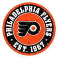 Philadelphia Flyers Sign - 22" Round Distressed Logo