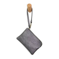 Pippa Wristlet Pouch: L8293-40 Metallic Pewter - Posh West Boutique