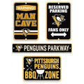 Pittsburgh Penguins Four Pack Fan Sign Set