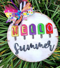 Popsicle Hello Summer Round