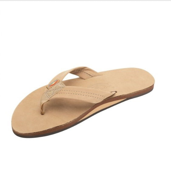 Premier Leather Wide Strap Rainbow Sandals