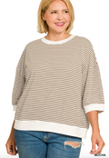 PS Striped Banded Bottom Top