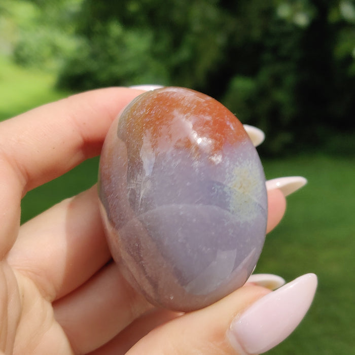 Rainbow Spirit Jasper Palm Stone (#16) - Simply Affinity