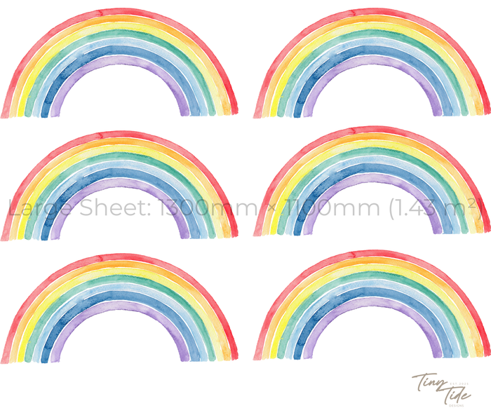 Rainbow Wall Stickers Set