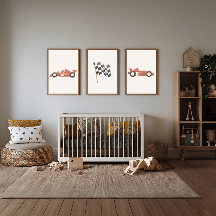 Red Racing Car
