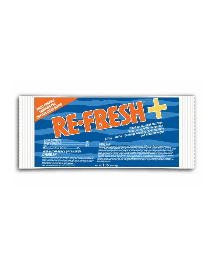 Refresh+ 73% Calcium Hypochlorite Granular Pool Shock, 1 lb