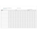 Results Sheet Pad - Time Keeper Summary sheets - A4