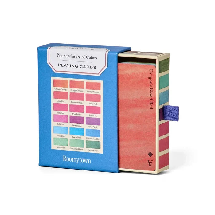 Roomytown - Nomenclature of Colors Playing Card Deck-Roomytown Inc-treehaus