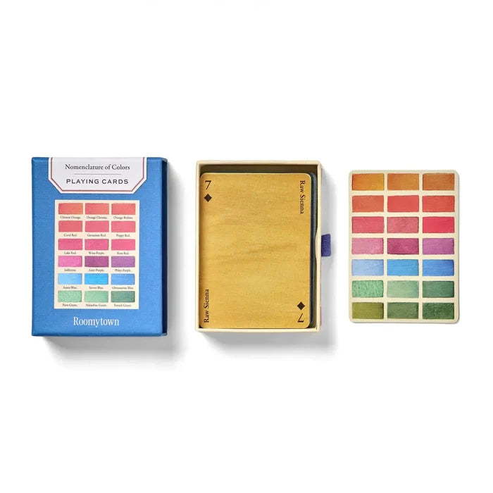 Roomytown - Nomenclature of Colors Playing Card Deck-Roomytown Inc-treehaus