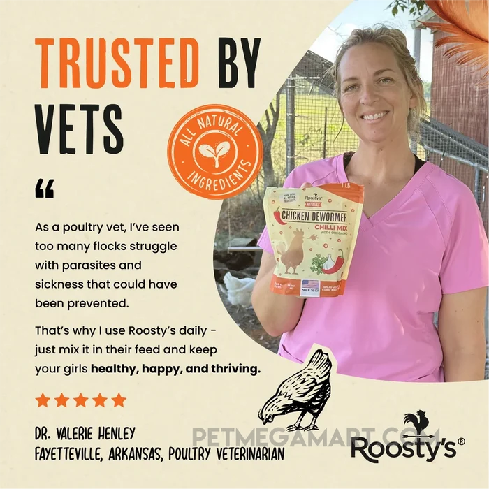 Roosty’s Flock Armor Daily Worm Defense & Gut Support