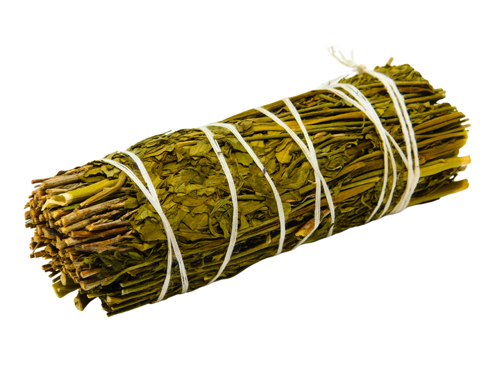 close up of rue bundle