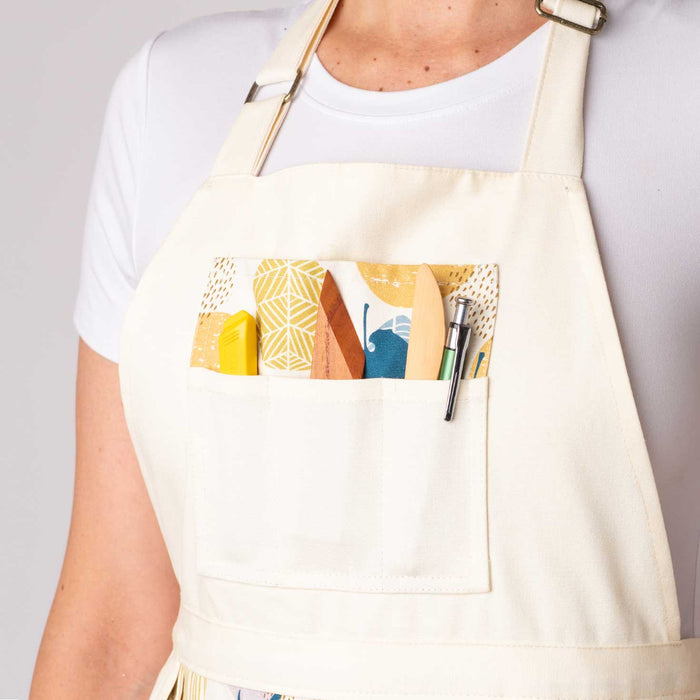 Sanbao Pastel Leaf Apron