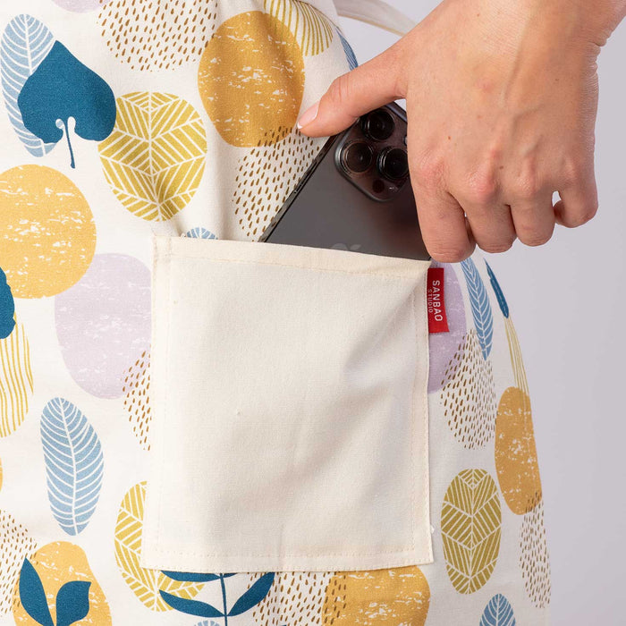 Sanbao Pastel Leaf Apron