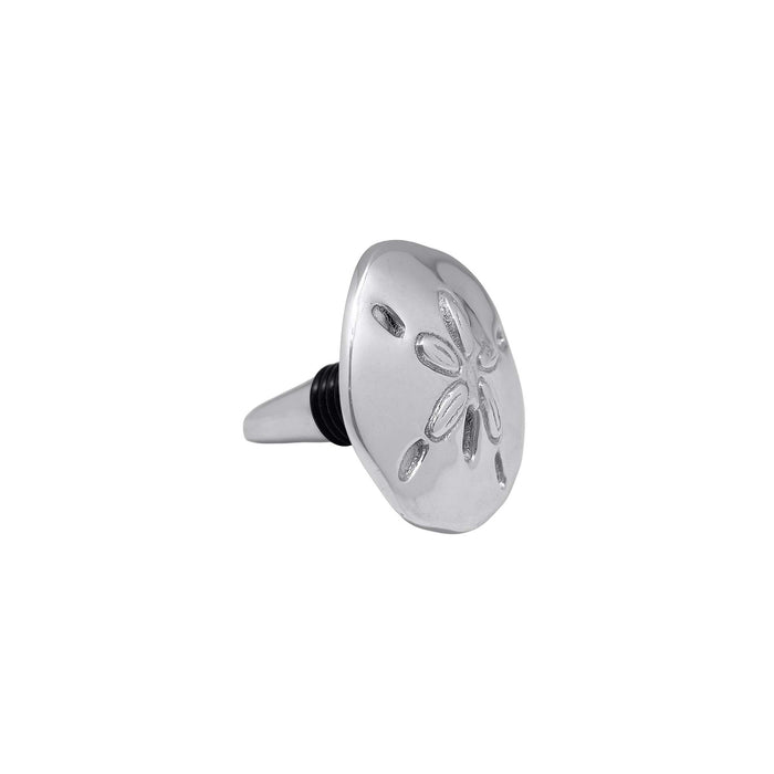 Sand Dollar Flat Bottle Stopper