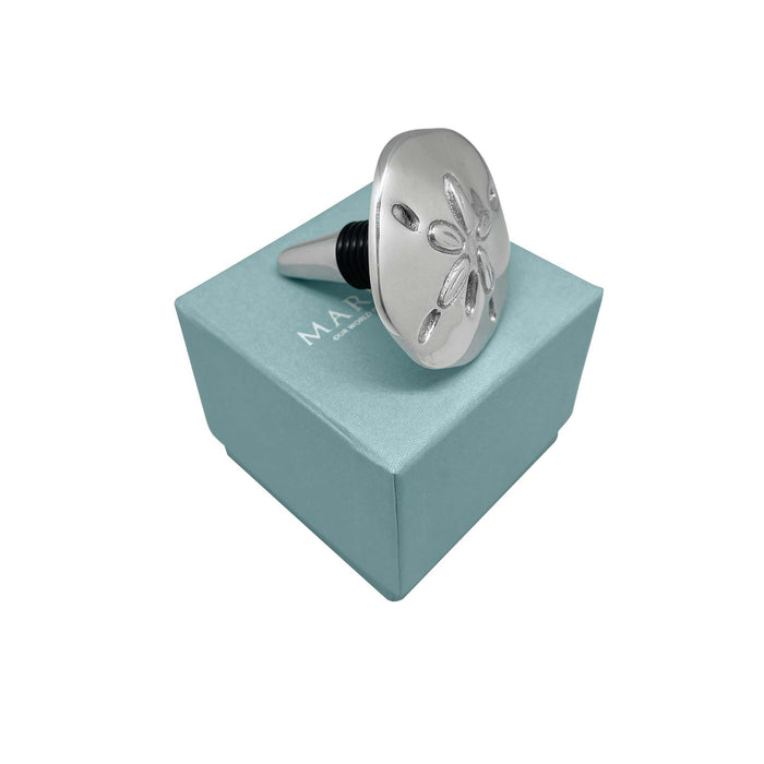 Sand Dollar Flat Bottle Stopper