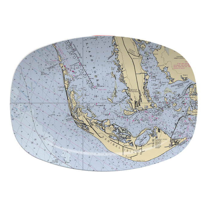 SANIBEL Chart Platter