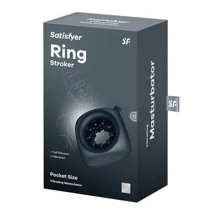 Satisfyer Ring Stroker Vibrating Masturbator - Rolik®
