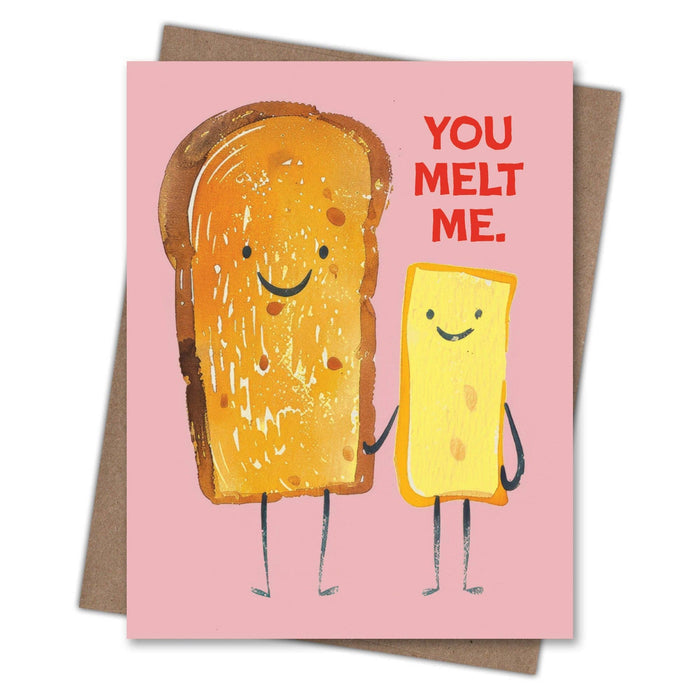 Scarecrow & Nut Tree - You Melt Me - Recycled Love card for foodies-Scarecrow & Nut Tree-treehaus