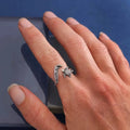Sea Turtle and Wave Adjustable Ring
