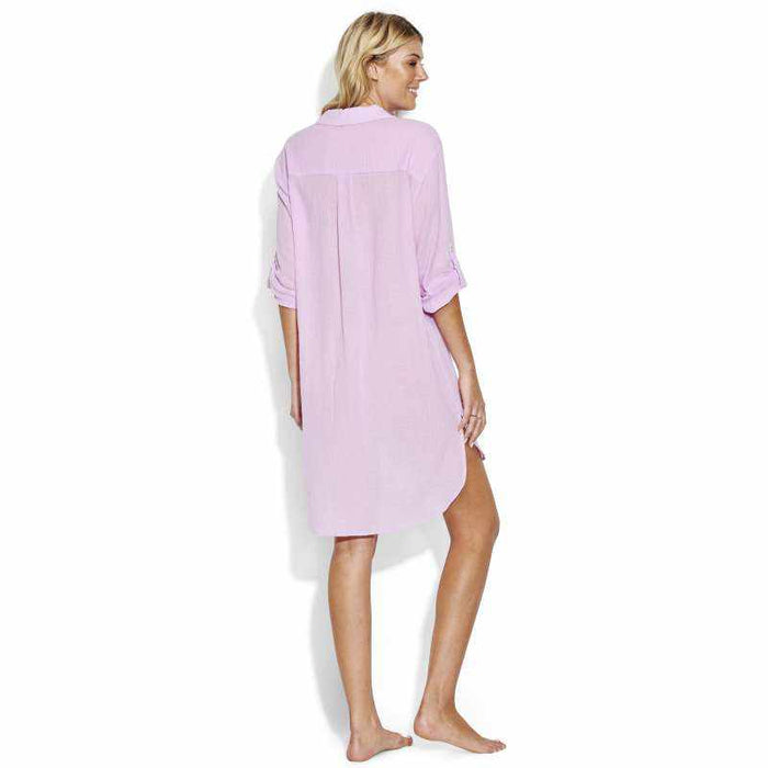 Seafolly Crinkle Twill Shirt - Beach Basics