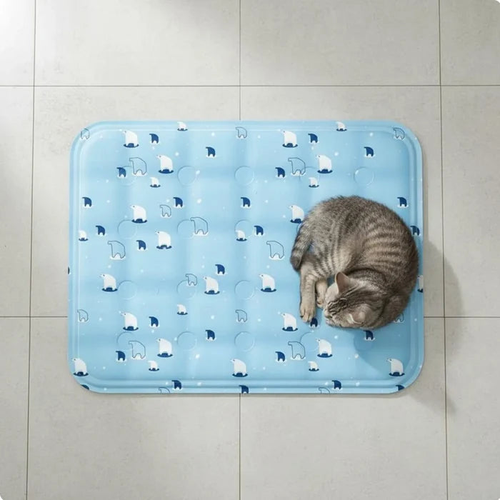 Self-Cooling Gel Mat for Dogs & Cats – Pressure-Activated Ice Gel Pad