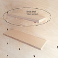 wood shelf pegboard