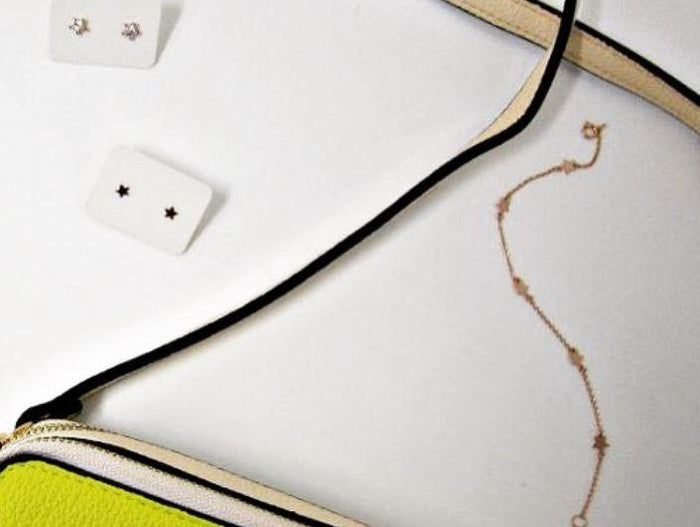 sterling silver star stud earrings