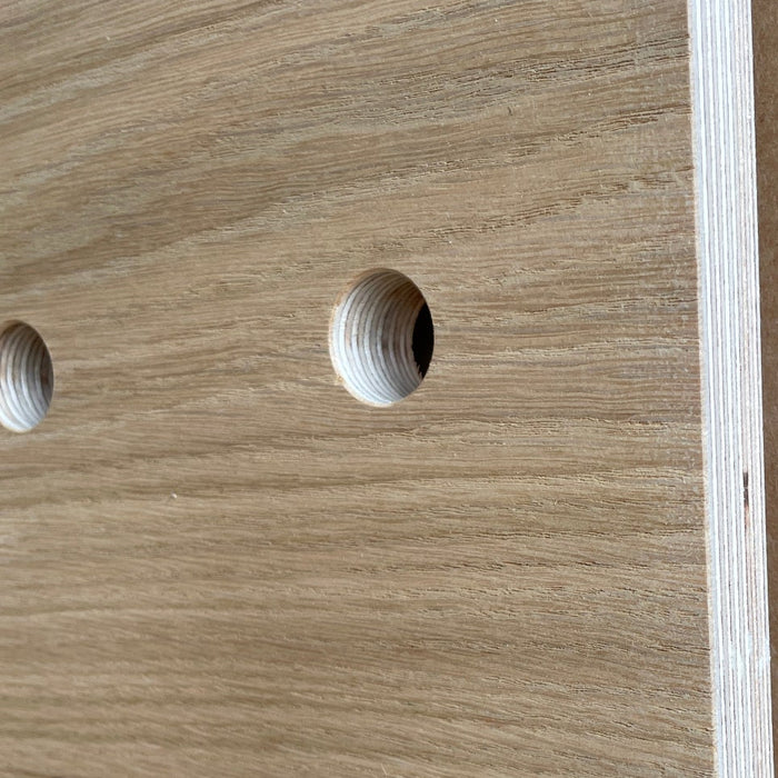 Small Oak veneer Pegboard 40cm x 56cm - only 1 x available!