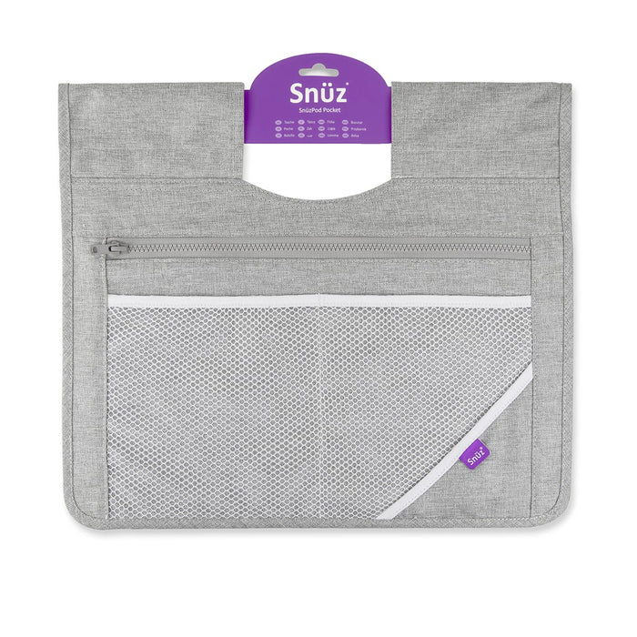 Snuz US Storage Pocket SnuzPod Storage Pocket Gray Bassinet Storage Pocket | Grey SnüzPod Storage Pocket