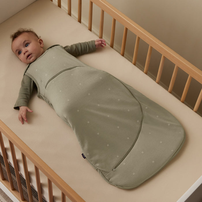Snuz US Sleeping Bag SnuzPouch 0-6 months, 2.5 Tog Sleeping Bag - Sage Cross SnuzPouch 0-6 months, 2.5 Tog Sleeping Bag - Sage Cross
