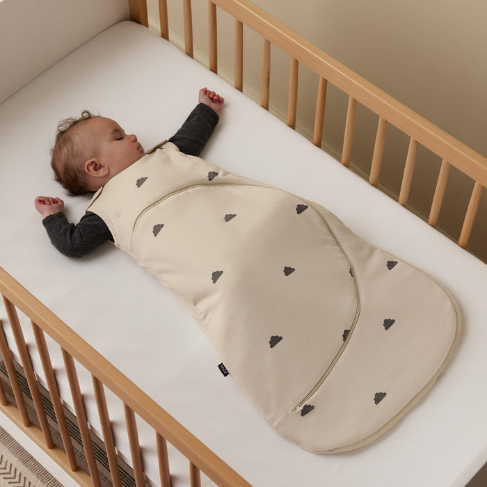 Snuz US Sleeping Bag SnuzPouch 0-6 months, 2.5 Tog Sleeping Bag - Sand Cloud SnuzPouch 0-6 months, 2.5 Tog Sleeping Bag - Sand Cloud