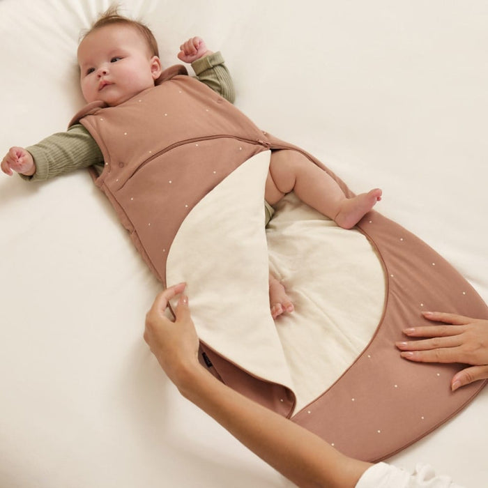Snuz US Sleeping Bag SnuzPouch 0-6 months, 2.5 Tog Sleeping Bag - Blush Dot SnuzPouch 0-6 months, 2.5 Tog Sleeping Bag - Blush Dot