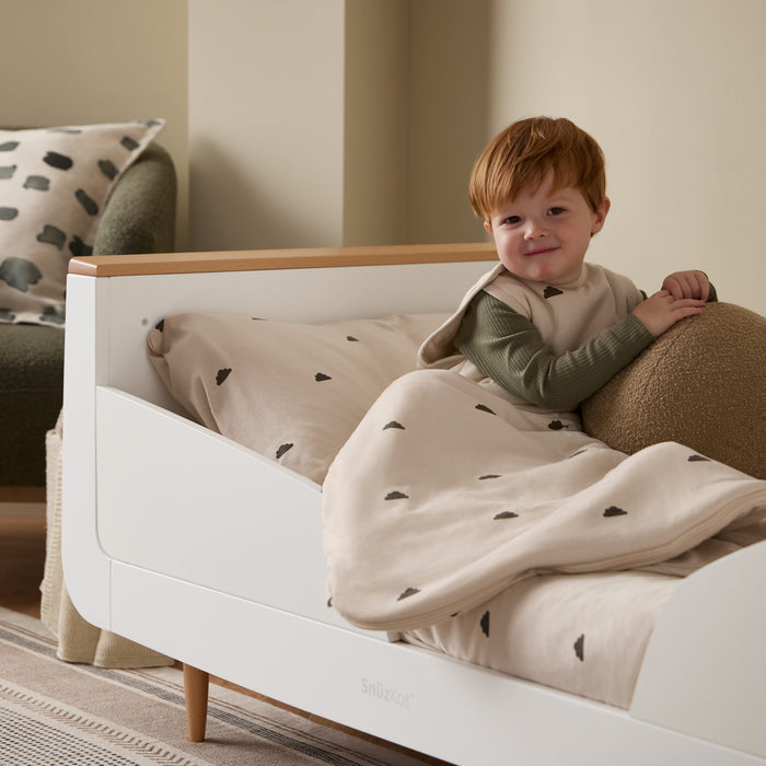 Snuz US Sleeping Bag SnuzPouch 0-6 months, 2.5 Tog Sleeping Bag - Sand Cloud SnuzPouch 0-6 months, 2.5 Tog Sleeping Bag - Sand Cloud