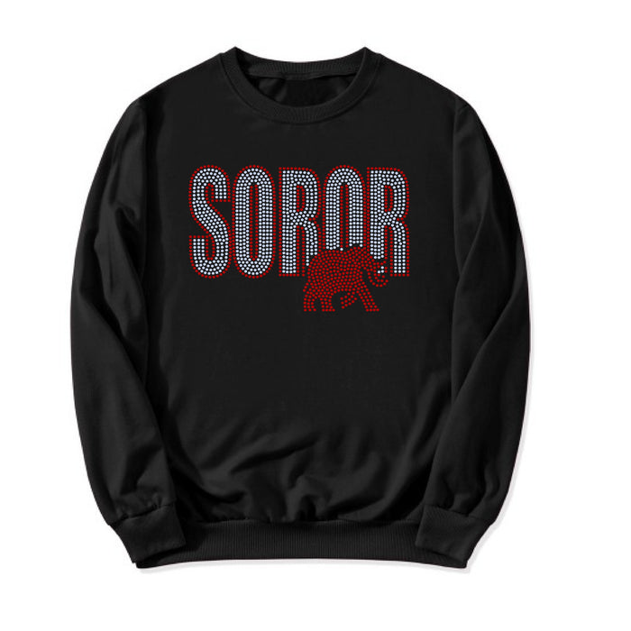 SOROR RED BLING TRANSFERS