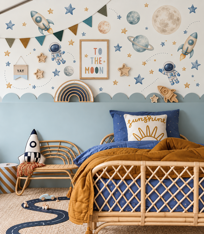 Space Wall Stickers Set