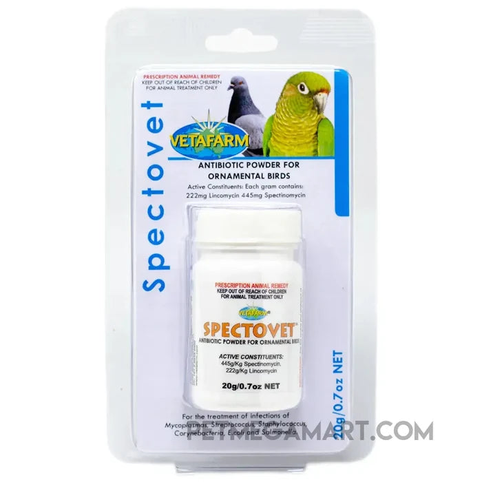 Spectovet antibiotic powder for birds 20g