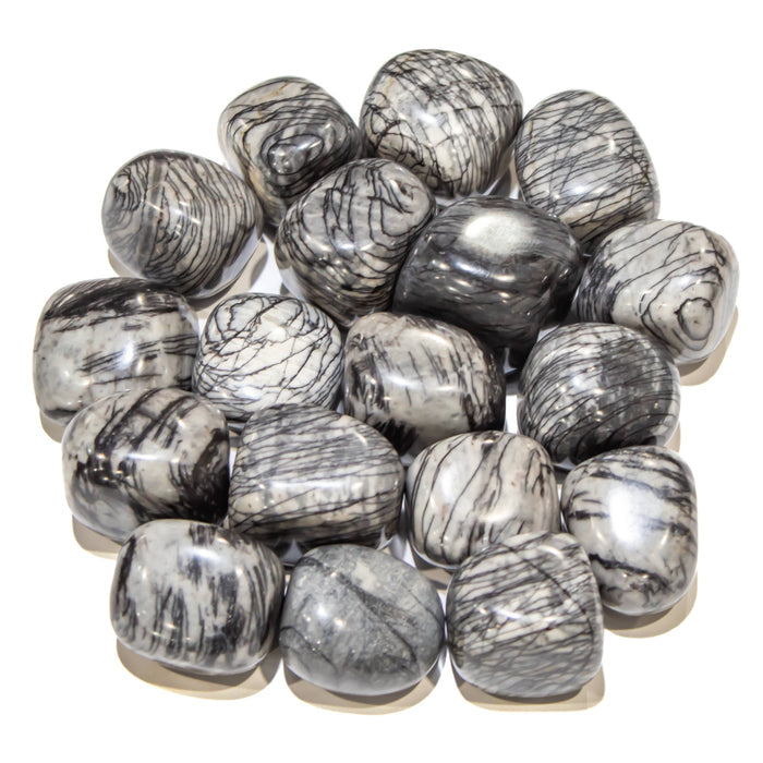 Spiderweb Jasper Tumbled