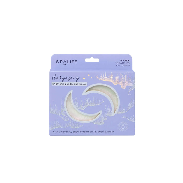 Spalife stargazing brightening under eye masks packaging on a white background