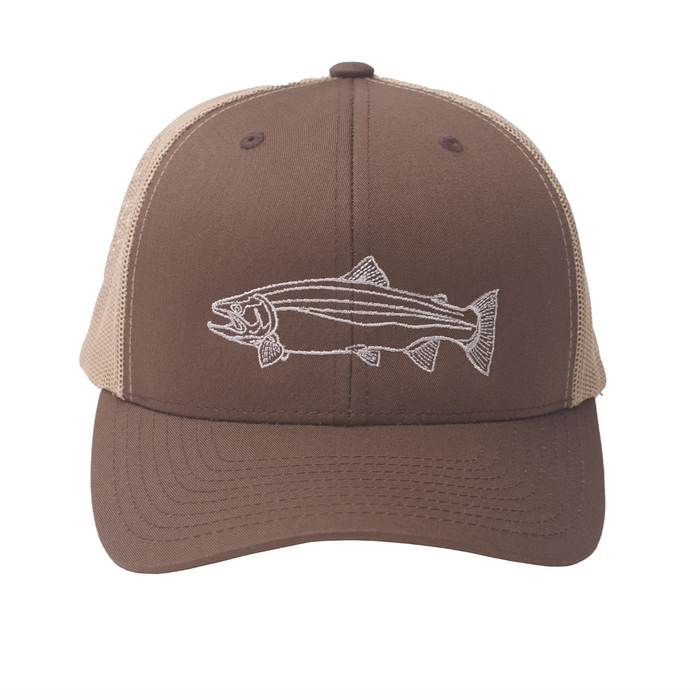 Steelhead Curved Bill Trucker Hat