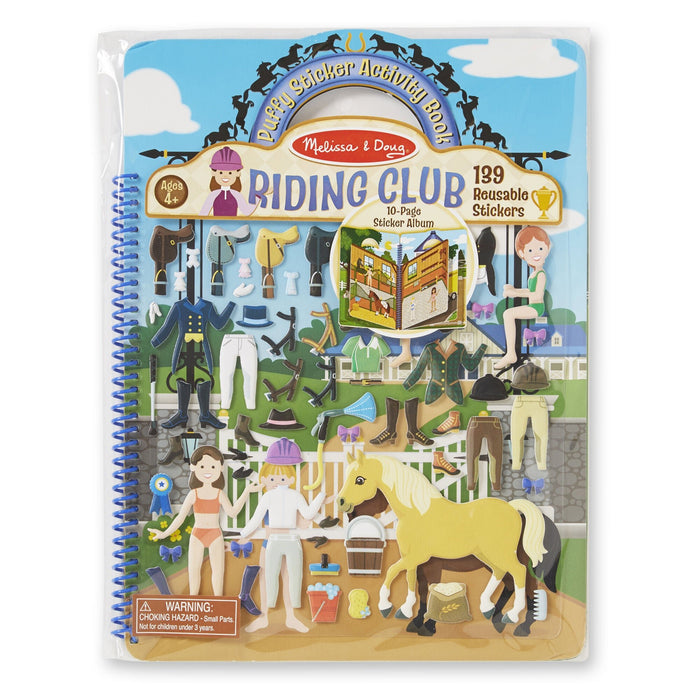 Sticker Set - Riding Club - Puffy Play Set