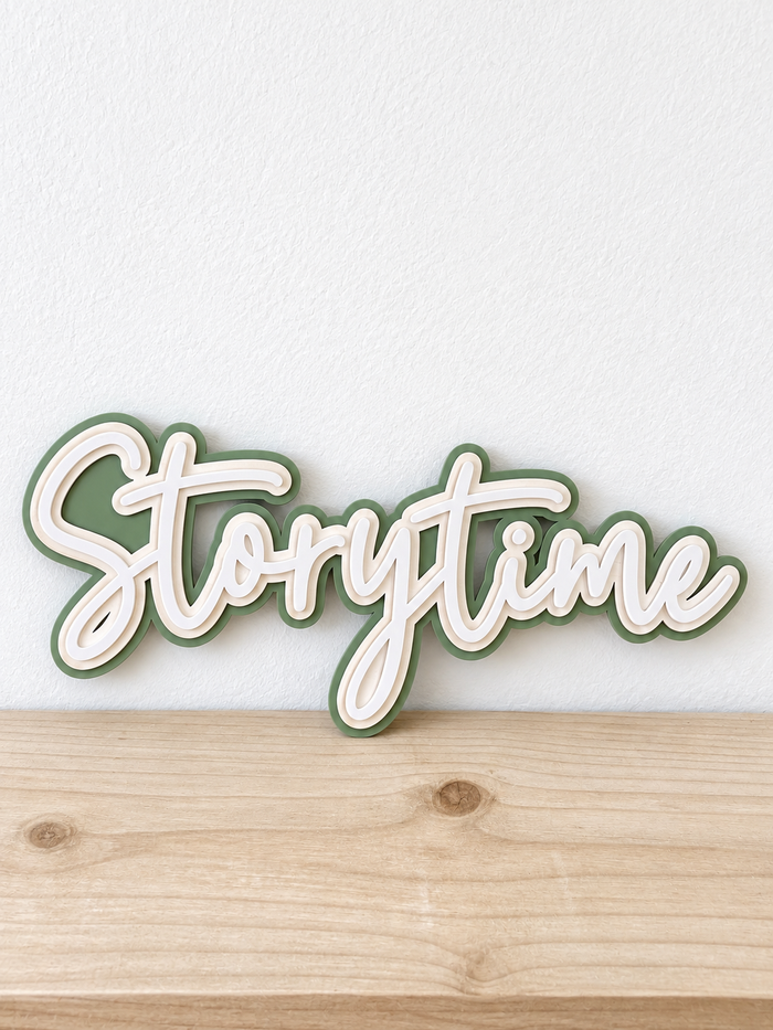 Storytime Wall Word Sign